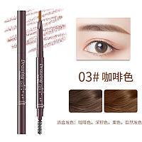 Карандаш для бровей с щеточкой механический Drawing Eye Brow brown, коричневый 03