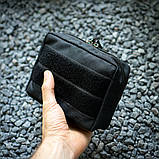 Тактичний маленький утилітарний підсумок чохол FORTOOL X2 органайзер чорний для смартфона сумка з MOLLE TB, фото 6
