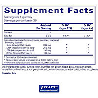 Pure Encapsulations PureNutrients EPA/DHA Gummy/Омега 3 для підтримання когнітивних функцій 36 шт. BX921, фото 3