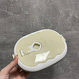 Ланч-бокс харчовий 700 мл Kamille KM-2124 блакитний з бежевим, фото 5