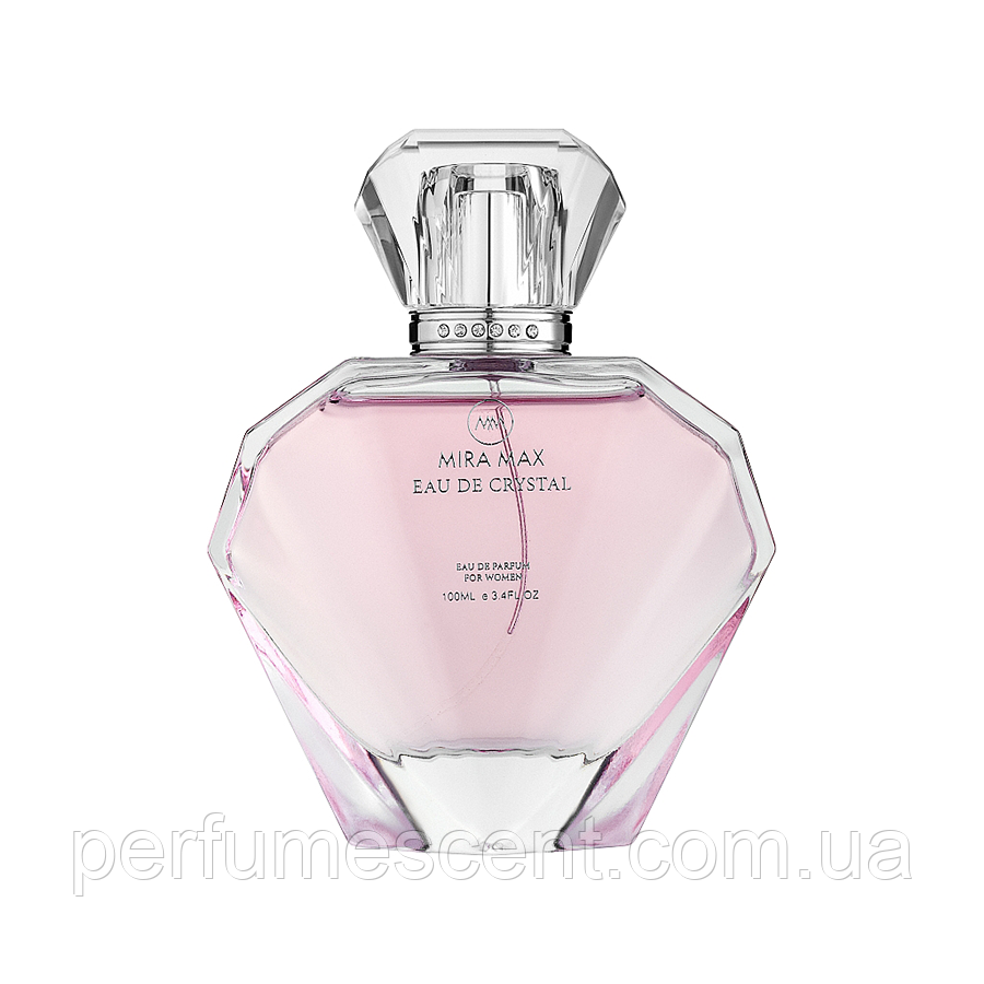 Парфумована вода для жінок "EAU DE CRYSTAL" Mira Max, 100 мл (аромат схожий на Versace Bright Crystal)