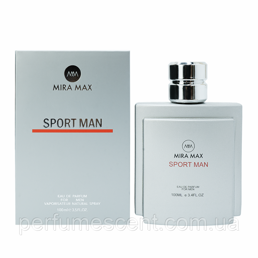 Парфумована вода для чоловіків "SPORT MAN" Mira Max, 100 мл (аромат схожий на Dior Homme Sport)