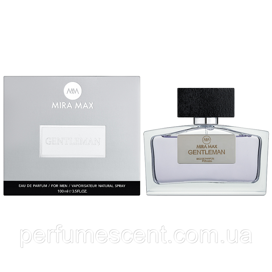Парфумована вода для чоловіків "GENTLEMAN" Mira Max, 100 мл (аромат схожий на Paco Rabanne Invictus)
