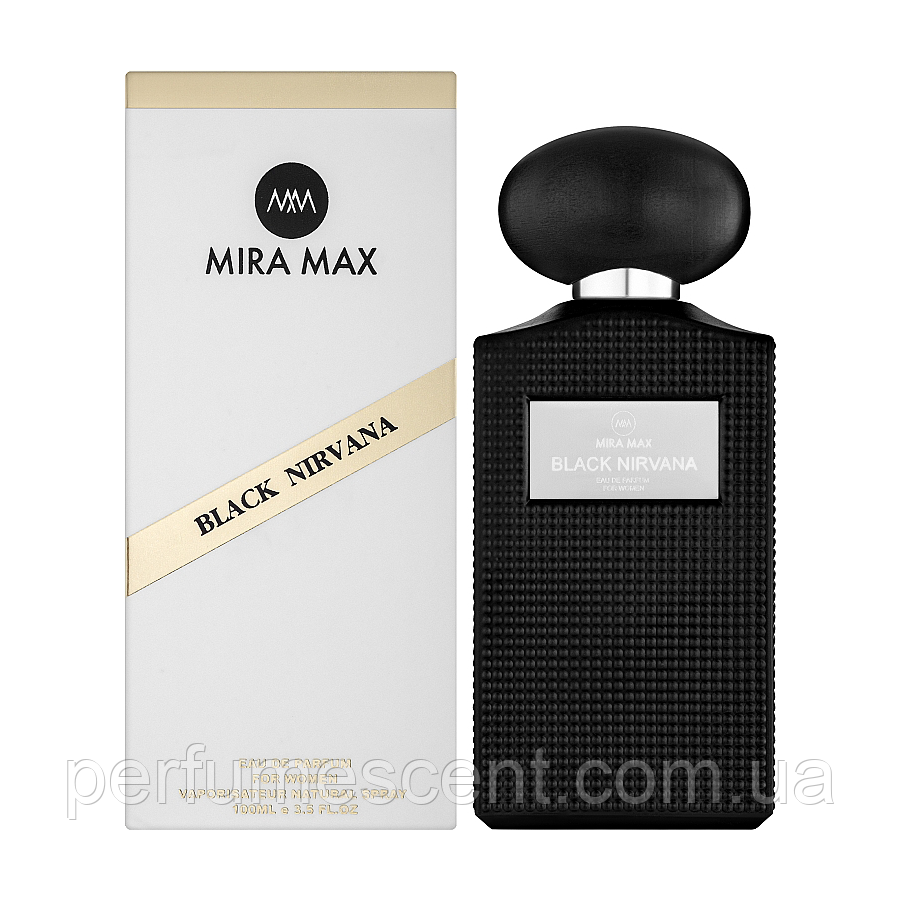 Парфумована вода для жінок "BLACK NIRVANA" Mira Max, 100 мл (аромат схожий на Carolina Herrera Good Girl)
