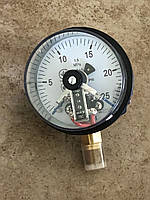 ДМ2010-У2 Електроконтактний сигналізувальний манометр 250 кгс/см2 (25МПа) Ф100 мм М20*1,5 (UAM-Україна)
