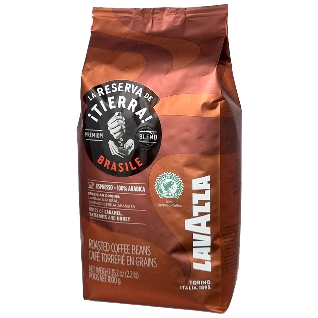 Кава в зернах Lavazza Tierra Brasile 100% Arabica 1 кг