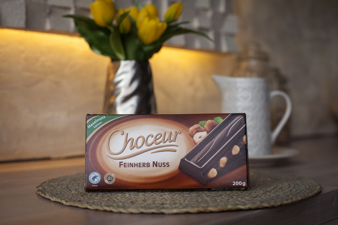 Шоколад 🍫 Choceur "Feinherb Nuss" 200 гр. Німеччина, фото 1