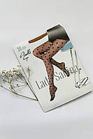 Колготи жіночі 20 den LS Piselli large велика крапка беж