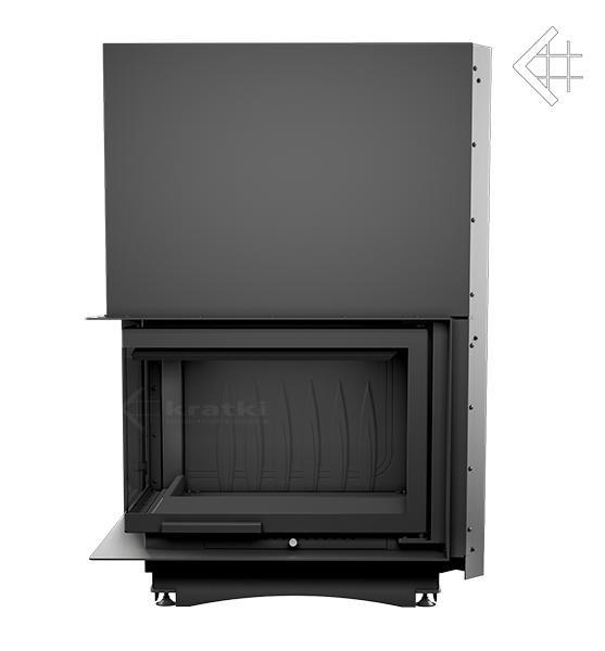 КАМІННА ТОПКА KRATKI ZUZIA 16 ЛіВЕ БОКОВЕ СКЛО БЕЗ РАМИ ГІЛЬОТИНА, фото 1