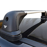 Багажник для автомобилей со штатными местами Farad COMPACT серебряный цвет 90см-80см.