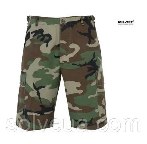 Шорти тактичні MIL-TEC BERMUDA R/S Woodland 11402020.solve