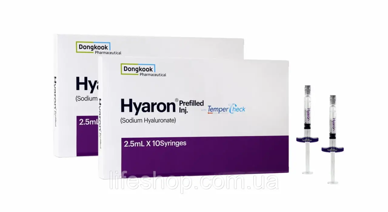 Hyaron 25 mg/2.5ml (Хуарон) біоревіталізант