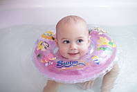 Круг на шею для купания (плавания) младенцев SwimBee, цвета в асссортименте Сиреневый