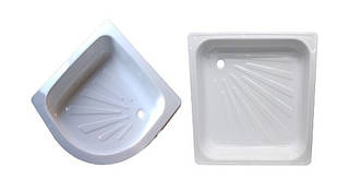 Піддони сталеві емальовані