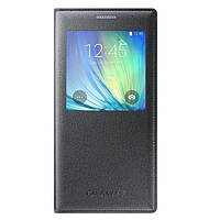 Чехол S View Cover для Samsung Galaxy A7 2015 (A700) Black ORIGINAL 100%