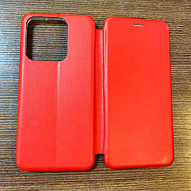 Чохол-книжка на телефон Tecno Pop 5 LTE червоного кольору
