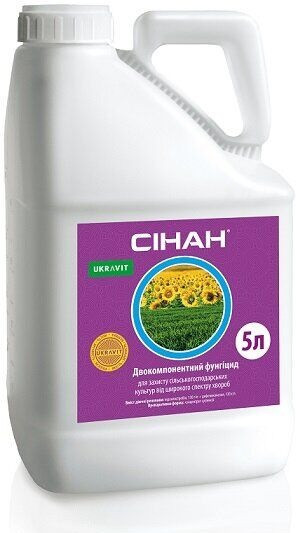 Купить Синан 5л, фунгицид, дифеноконазол, пираклостробин, Укравит, цена ...