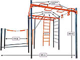 Спортивний комплекс для воркаута Халк-847 вуличний тренажер, фото 8