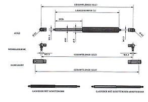 Кутовий шарнір - Уголок Liftomat S 10x19 M8/M8, фото 4