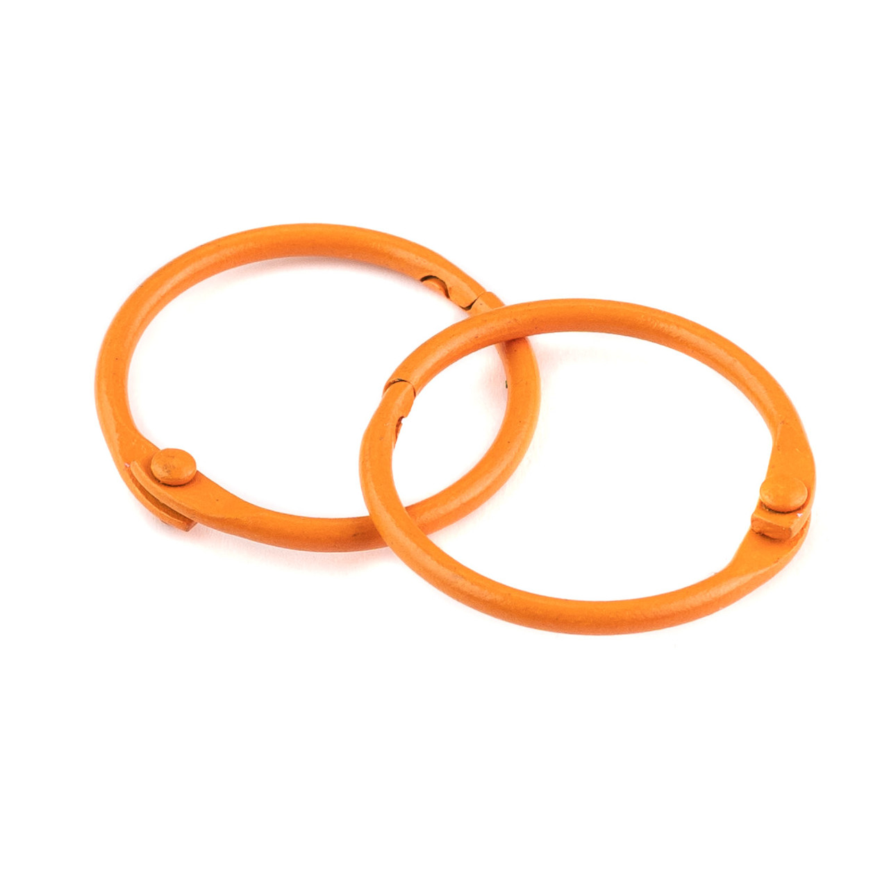 Кільця для альбома блокнота Оранжеві 25мм 1шт KDA040, фото 1