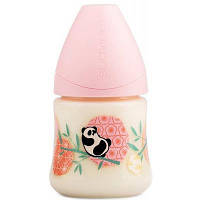 Бутылочка для кормления Suavinex Истории панды, 150 мл, 0+ розовая (303953)