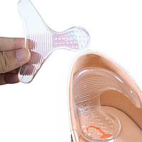 Силиконовые вставки на задник обуви 2в1 от натирания и скольжения пяток 1 пара
