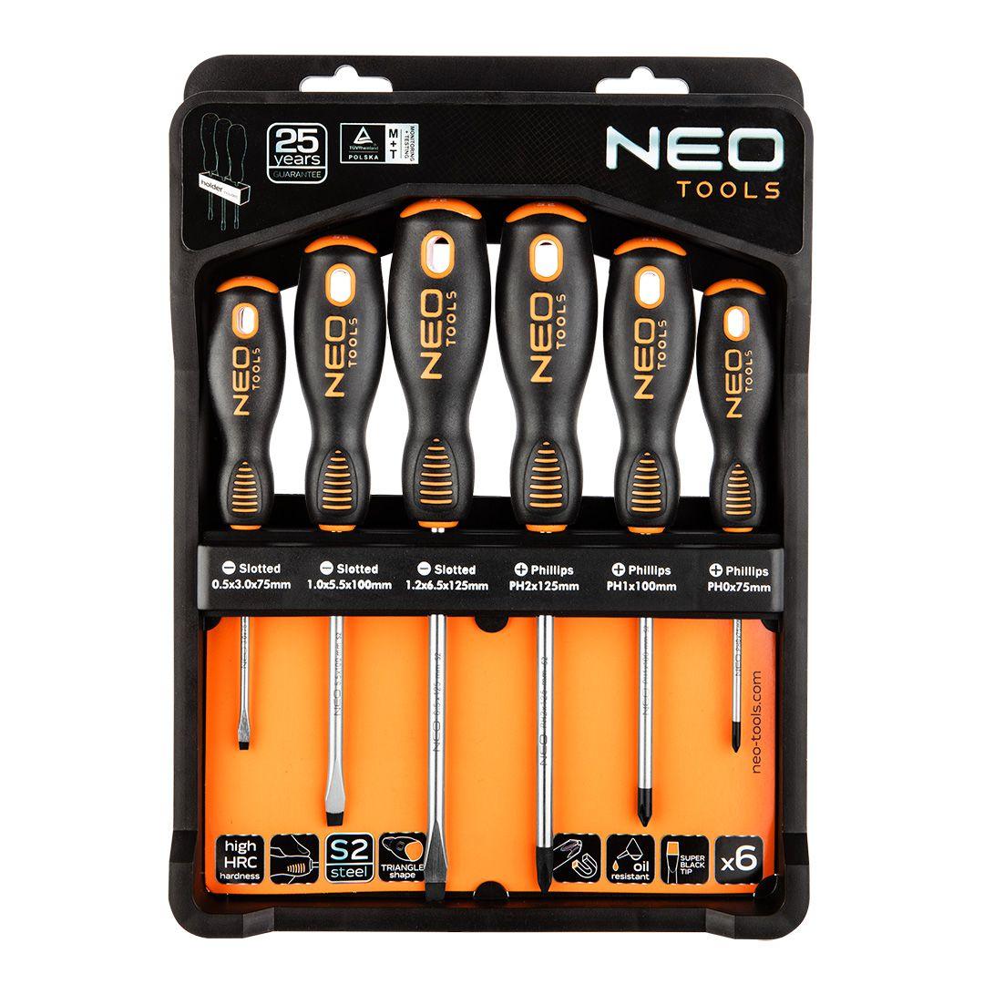Набір викруток 6шт. NEO Tools.