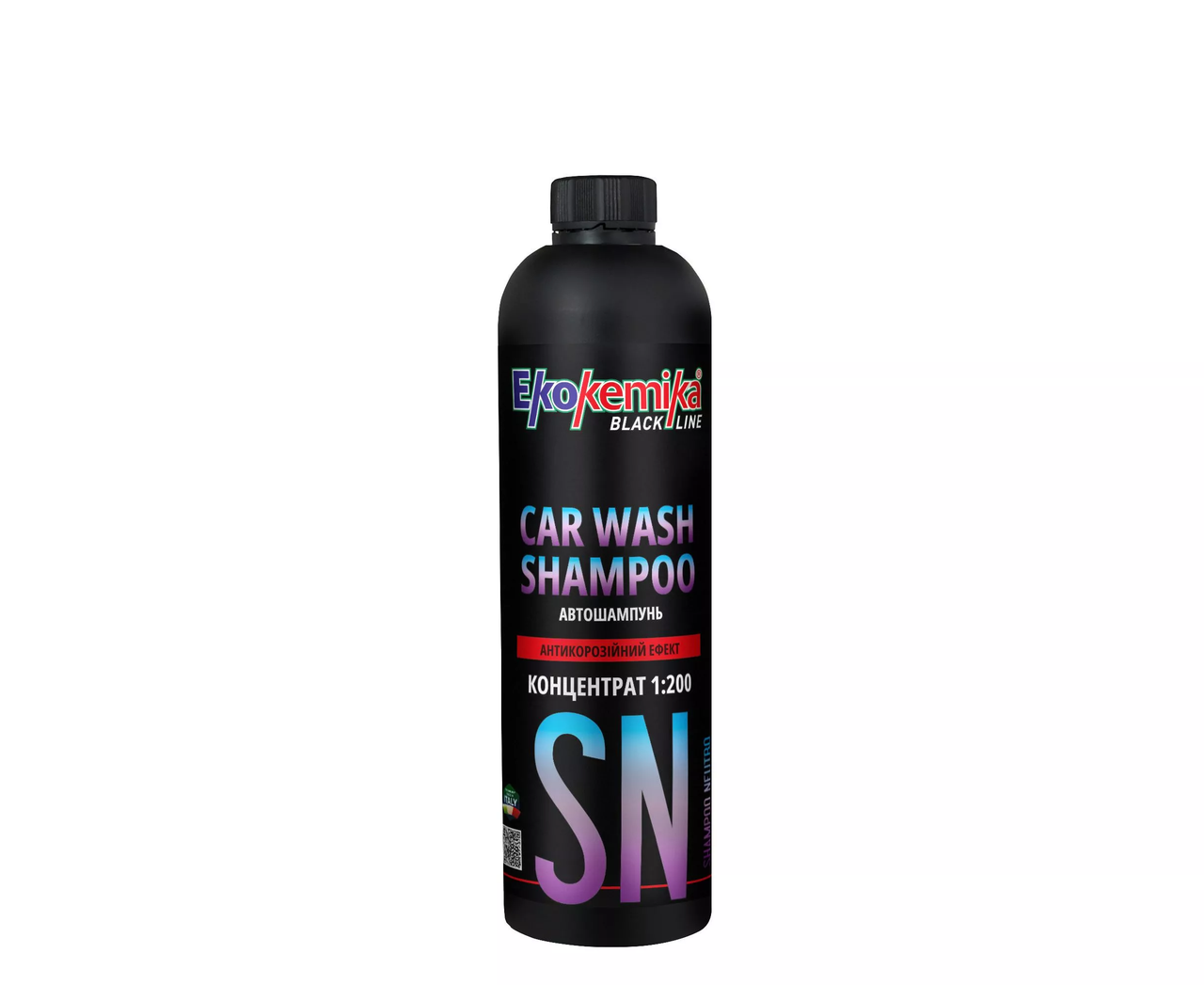 Автошампунь з антикорозійним ефектом 500 мл Ekokemika Black Line CAR WASH SHAMPOO (780644)