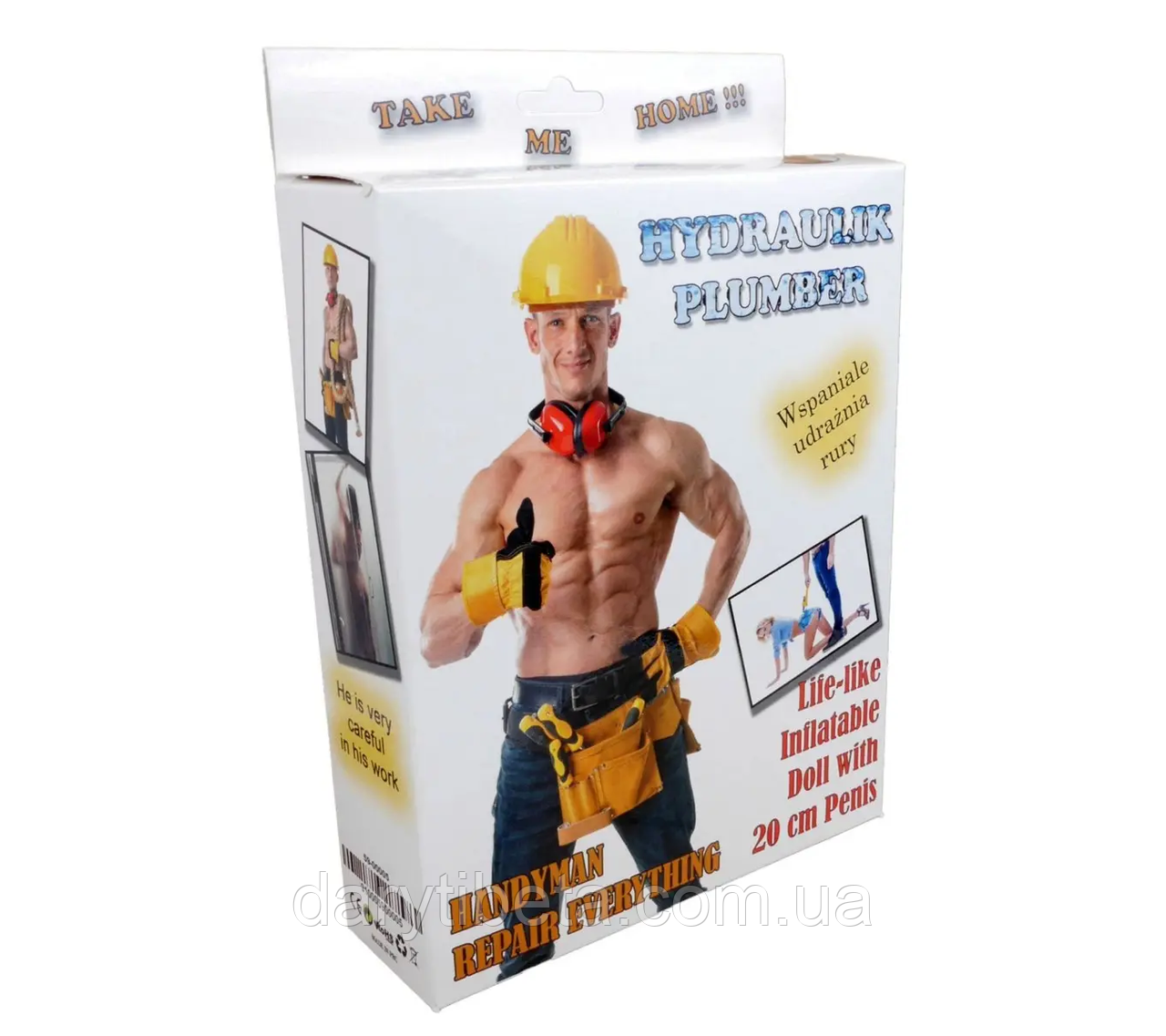 Надувна лялька чоловік-будівельник Boss Series — Plumber, зріст 160 см