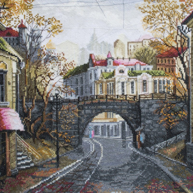 Набір для вишивки хрестиком, "Старий міст", РЕ2334, 38*26см, Nova Sloboda