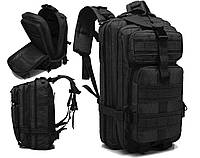 Рюкзак тактический штурмовой, армейский военный рюкзак 30L Черный