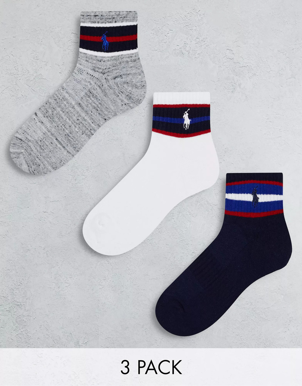 Набір чоловічих шкарпеток Polo Ralph Lauren з логотипом оригінал, фото 1