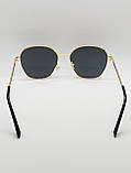 Сонцезахисні окуляри жіночі 9825 чорні, фото 3