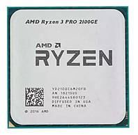 Процессор sAM4 AMD Ryzen 3 Pro 2100GE 3.2GHz 2/4 64kB+512Kb+4MB DDR4 2933 Radeon Vega 3 35W TRAY б/у