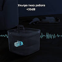 Фонтанчик автопоїлка для кота Pet Water Fountain - автоматична поїлка питний фонтан для котів та собак, фото 5