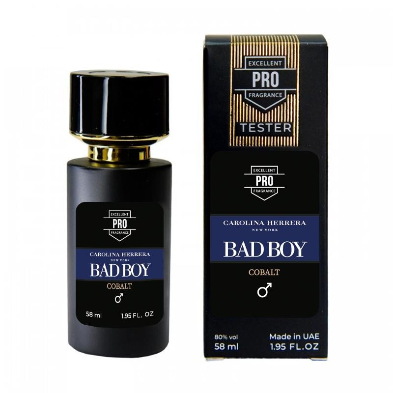 Carolina Herrera Bad Boy Cobalt Parfum Electrique TESTER PRO чоловічий 58 мл