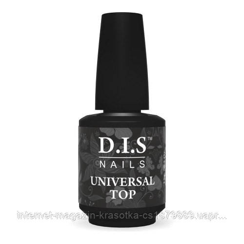 Верхнє покриття для гелю D.I.S. nail UNIVERSAL TOP 15ml
