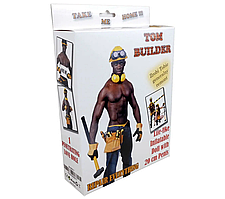 Надувна лялька чорний будівельник Boss Series — Tom Builder, 165 зріст, з анальним входом і членом