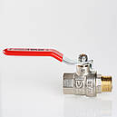 Кран кульовий Valtec BASE DN 1/2" (PN 40) внутрішній-зовнішній (Італія) VT.215.N.04, фото 7