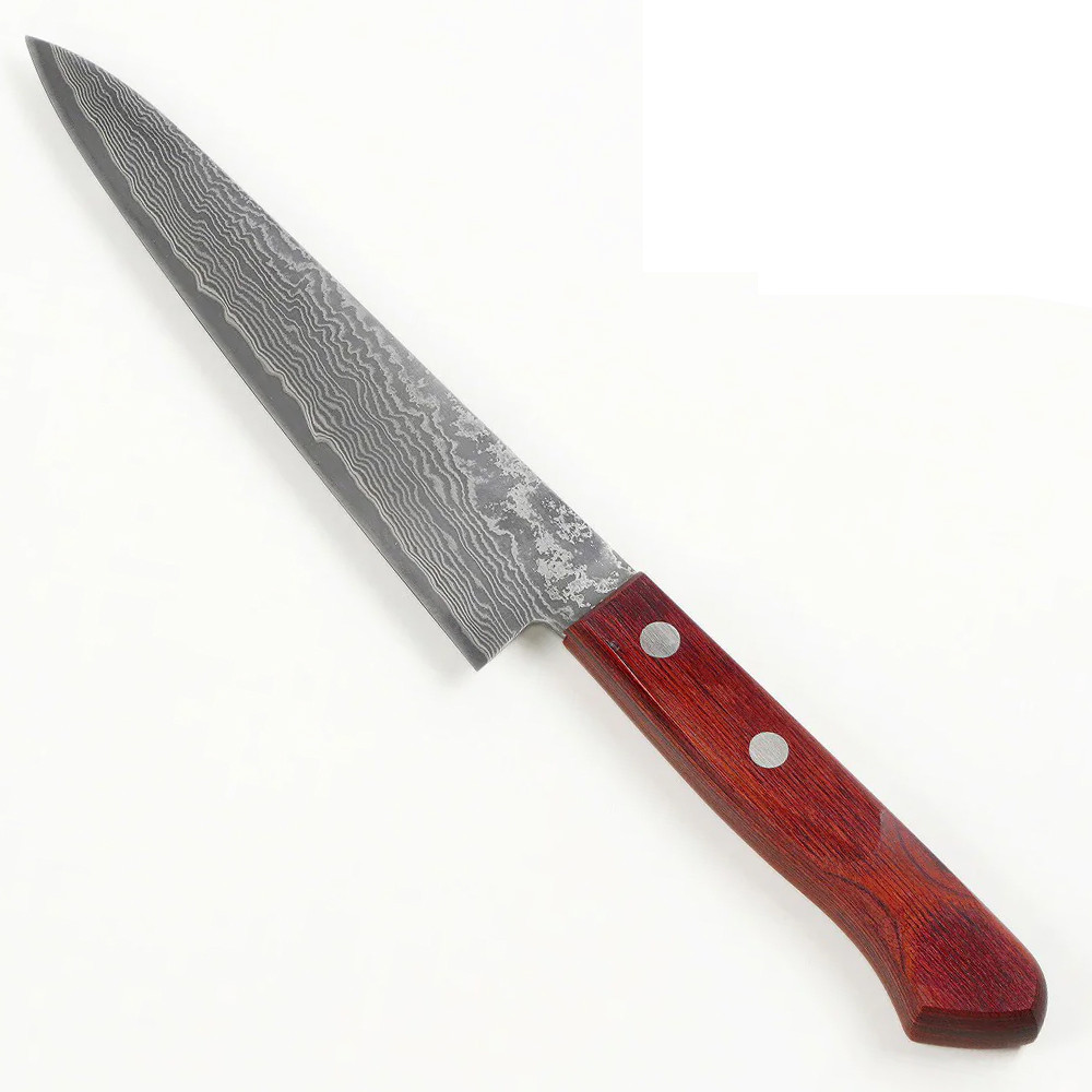 Ніж кухонний Honmamon / Хонмамон Petty (універсальний) Damascus, 155 мм (Японія)