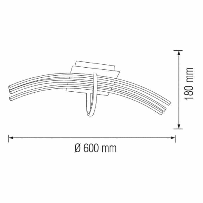 Світлодіодна люстра ORION 30W HOROZ ELECTRIC 019-017-0030-010