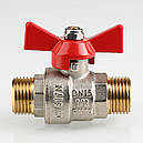 Кран кульовий Valtec BASE DN 3/4" (PN 40) зовнішній-зовнішній (Італія) VT.219.N.05, фото 6