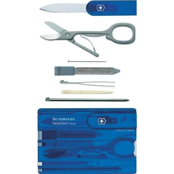 Набір з ножем Victorinox SwissCard Sapphire 0.7122.T2