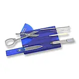 Набір з ножем Victorinox SwissCard Sapphire 0.7122.T2, фото 3