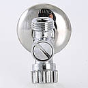 Кран кутовий для сантехприладів Valtec DN 1/2"х3/8" з фільтром (Італія) VT.282.GBC.0403, фото 2