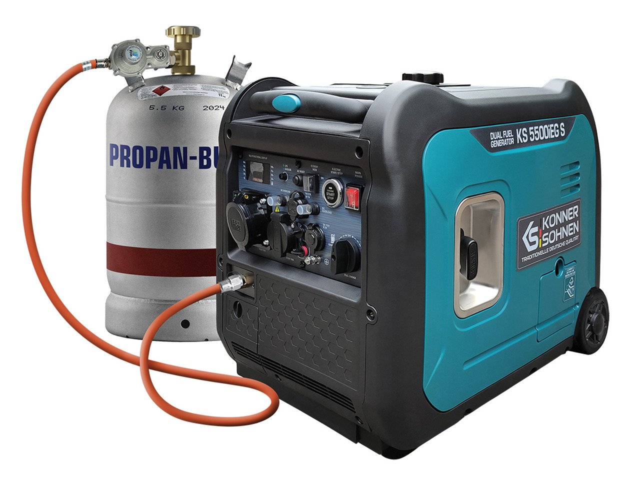 Газобензиновий генератор Könner & Söhnen KS 5500iEG S (5 кВт)