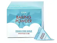 Скраб для лица с содой Etude House Baking Powder Crunch Pore Scrub, 24 штуки по 7г Южная Корея