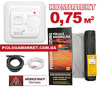 Нагревательный мат Arnold Rak FH-EC 180 (0,75 м.кв.) + немецкий терморегулятор MACO TF1640