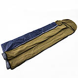 Спальний мішок (спальник літній туристичний) + вкладиш флісовий OSPORT Літо 2в1 (ty-0036), фото 4