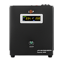 ДБЖ з правильною синусоїдою LogicPower 12V LPY-W-PSW-800VA+(560Вт)5A/15A